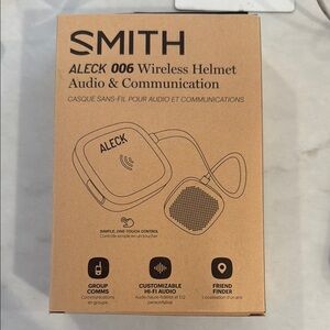 Smith Aleck 006 Wireless Helmet Audio & Communication for snow sports - biking
